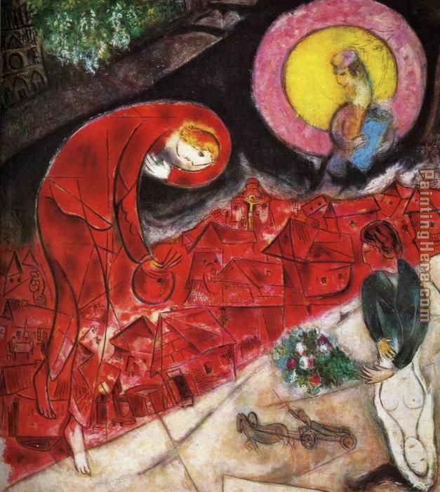 Marc Chagall Red Roofs